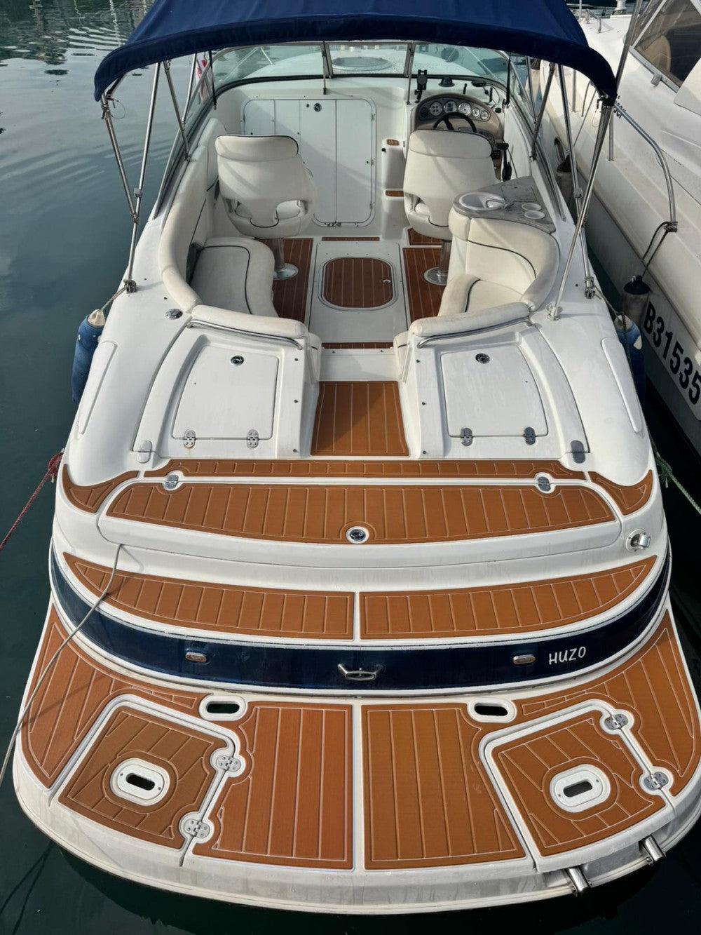 2005 Four Winns 245 Sundowner – Custom EVA Foam Marine Flooring Kit