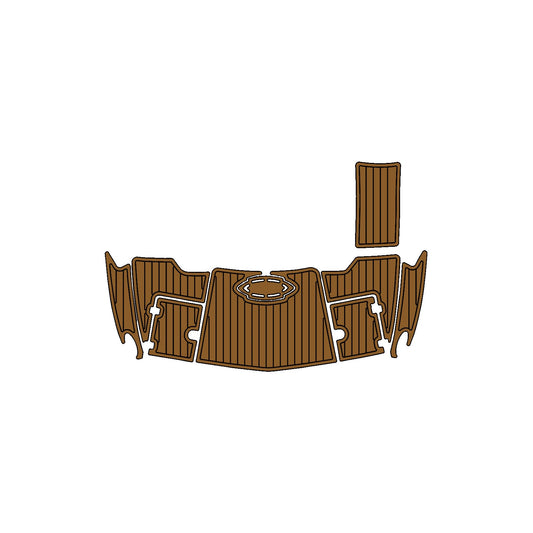 2014 Chaparral 264 Haus Eva Foam Boat Flooring Faux Teak Boat Deck Foam Boat Decking Marine Mat Cockpit Swim Platform Pads Kxkzren Light Brown Black