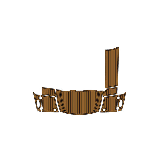 2015 Chaparral 327 Eva Foam Boat Flooring Faux Teak Boat Deck Foam Boat Decking Marine Mat Cockpit Swim Platform Pads Kxkzren Light Brown Black