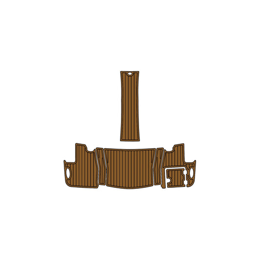 2015 Chaparral 257 SSX Eva Foam Boat Flooring Faux Teak Boat Deck Foam Boat Decking Marine Mat Cockpit Swim Platform Pads Kxkzren Light Brown Black