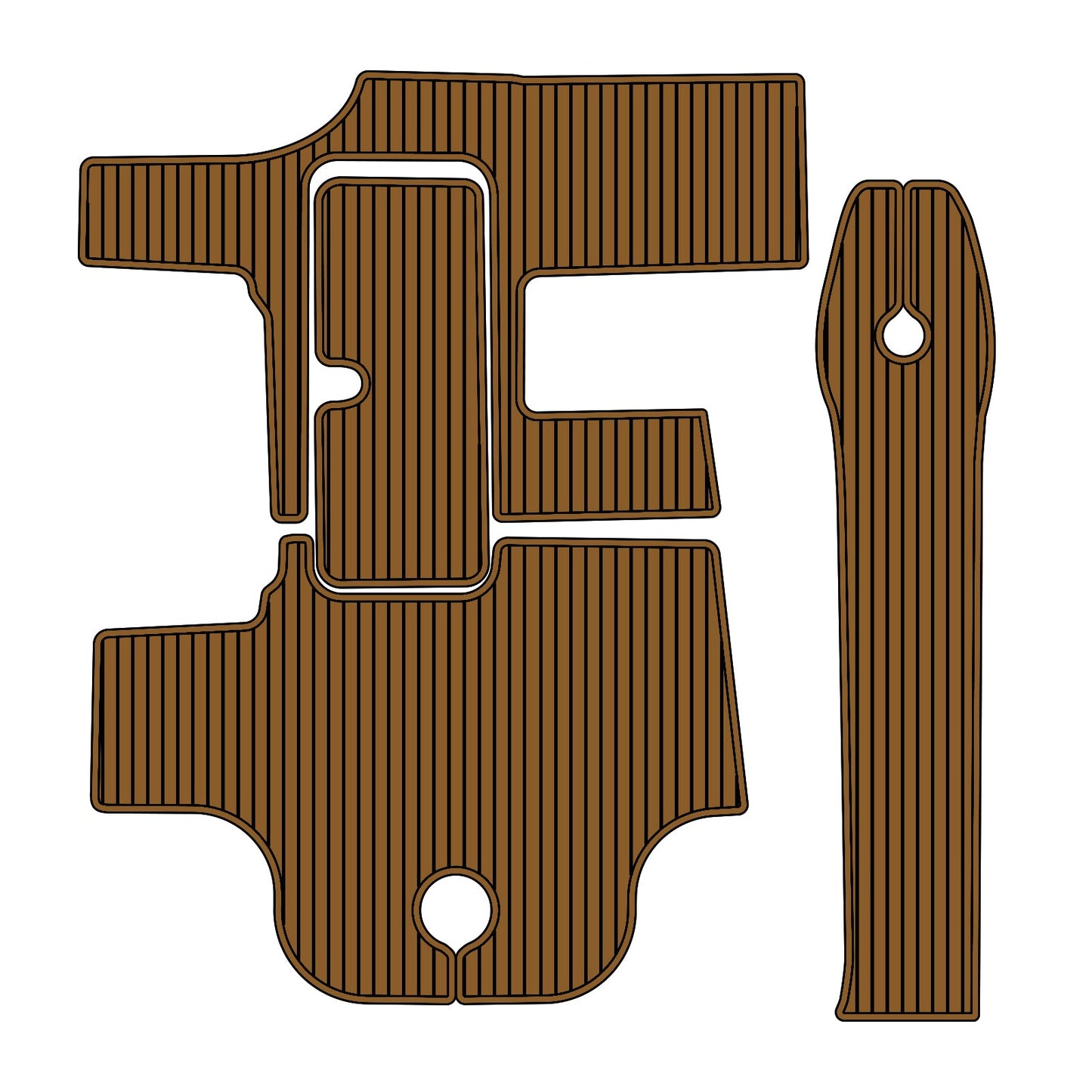 2000 Sea Ray 280 – Custom EVA Foam Marine Flooring Kit | Non-Slip Decking - Kxkzren