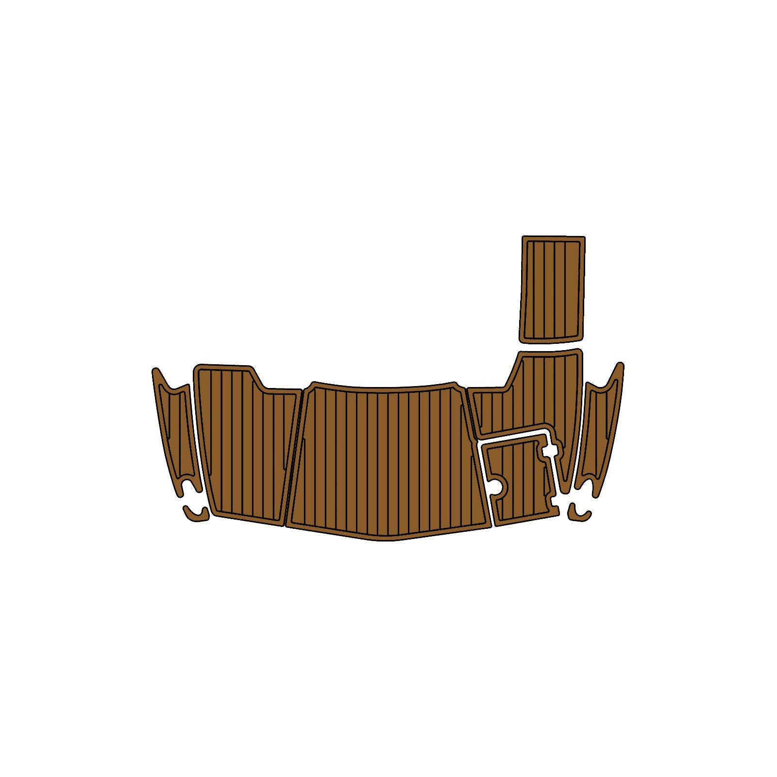 2018 Chaparral Sunesta 244 Eva Foam Boat Flooring Boat Decking Kxkzren Light Brown Black