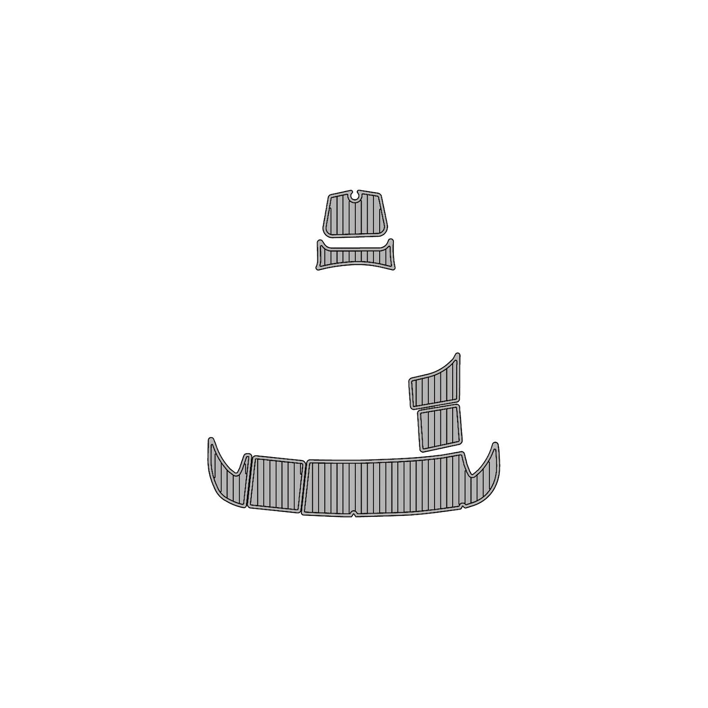 2003 Sea Ray Sundeck 270 – Custom EVA Foam Marine Flooring Kit | Non-Slip Decking - Kxkzren