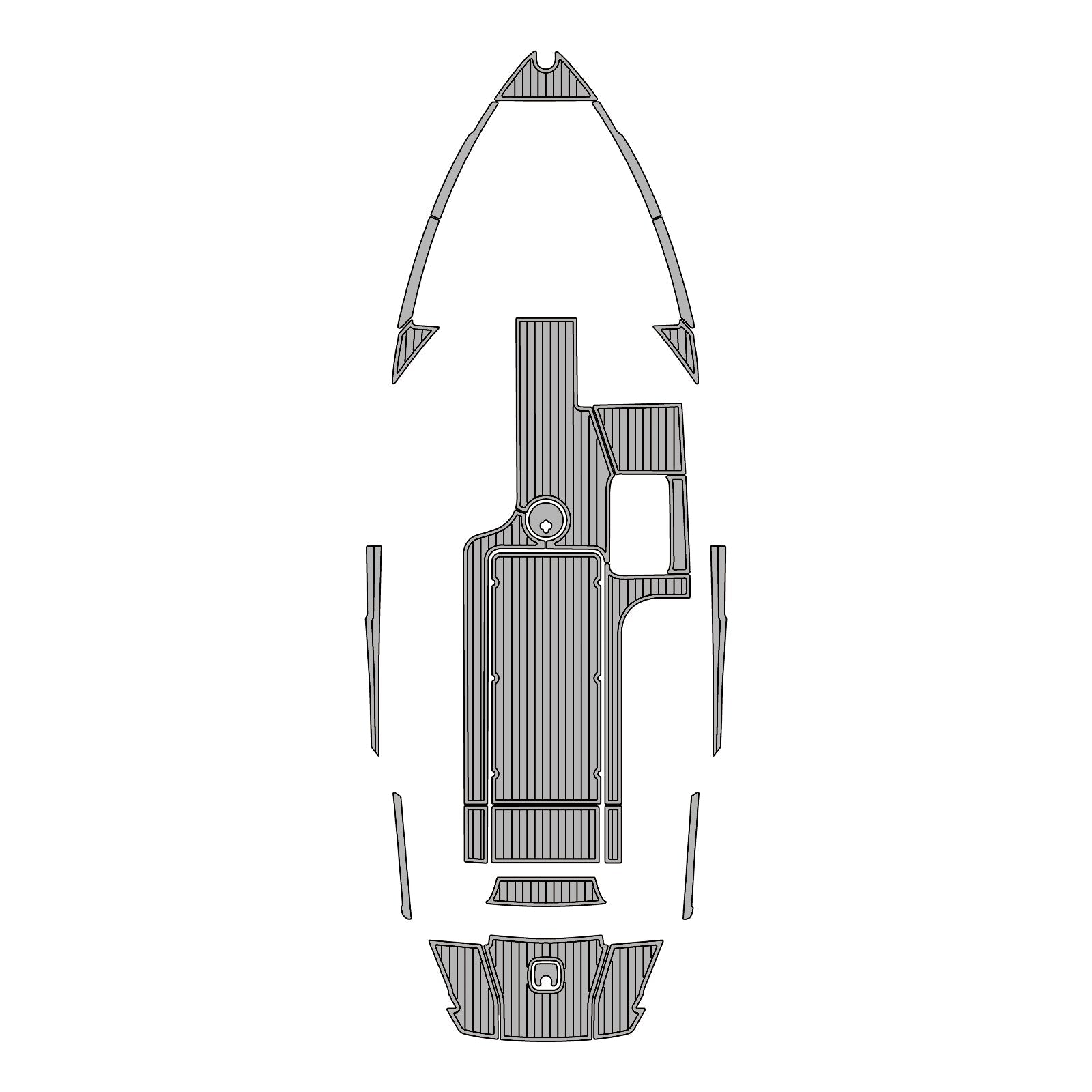 2018 Axis T23 – Custom EVA Foam Marine Flooring Kit | Non-Slip Boat Decking Mat - Kxkzren