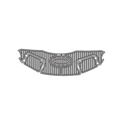 2011 Chaparral 267 – Custom EVA Foam Boat Flooring Kit for Swim Platform