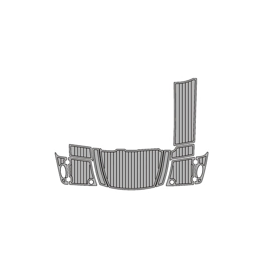 2015 Chaparral 327 SSX – Custom Fit EVA Boat Deck Flooring with 3M Adhesive