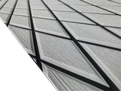 Kxkzren - BOAT FLOORING - Diamond EVA Foam Sheet - Dark Gray/Black