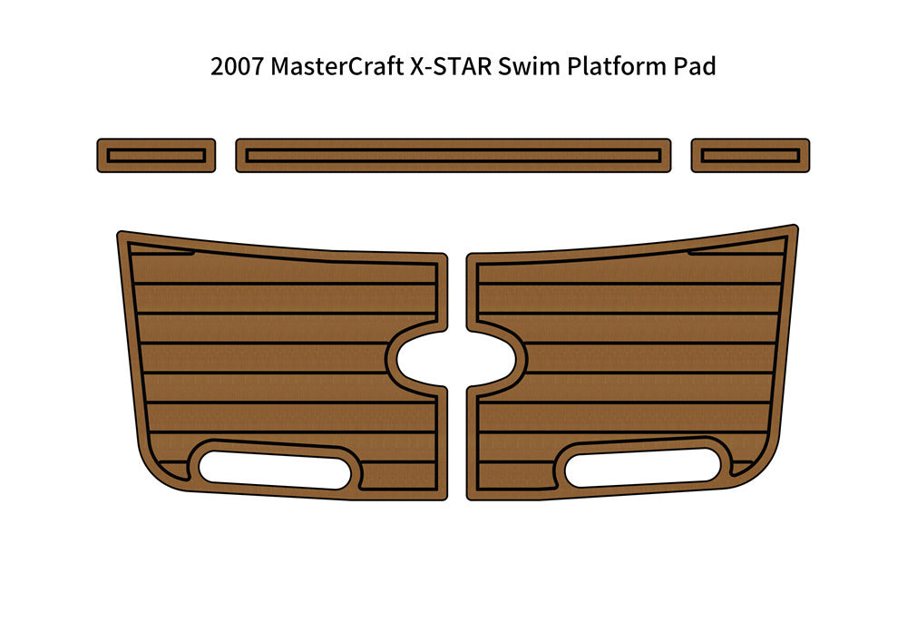 2007 MasterCraft X-Star – Custom EVA Foam Marine Flooring Kit - Kxkzren
