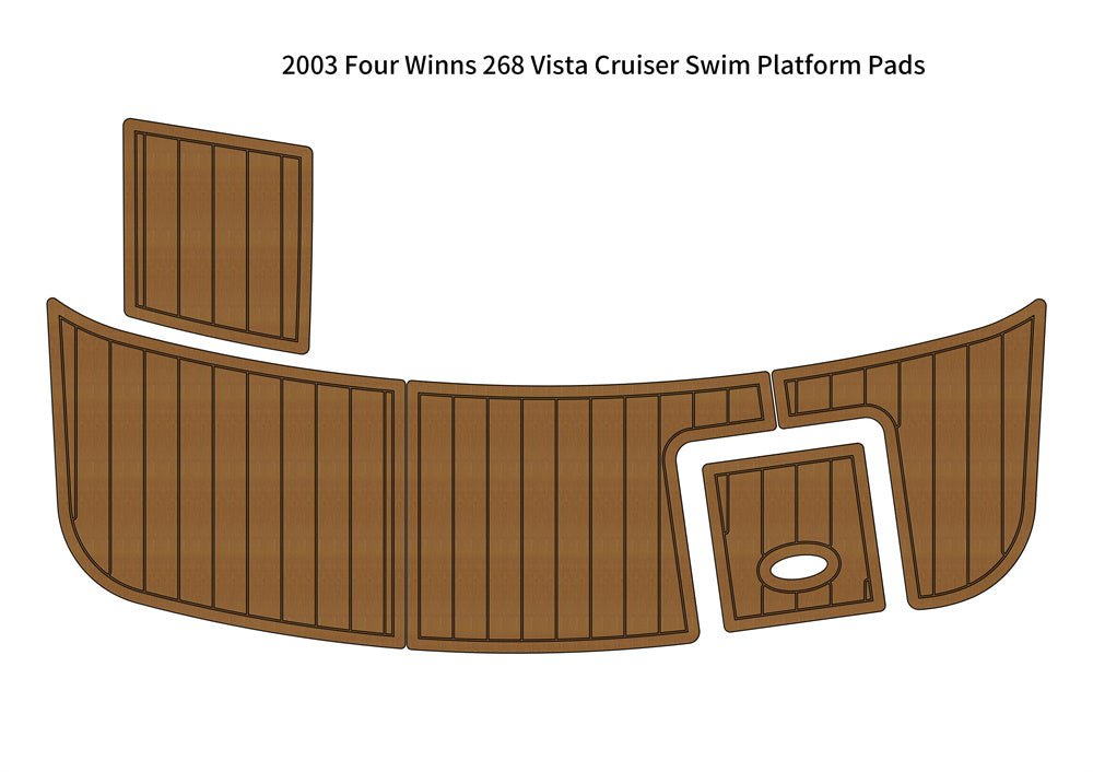 2003 Four Winns 268 Vista – Custom EVA Foam Marine Flooring Kit - Kxkzren