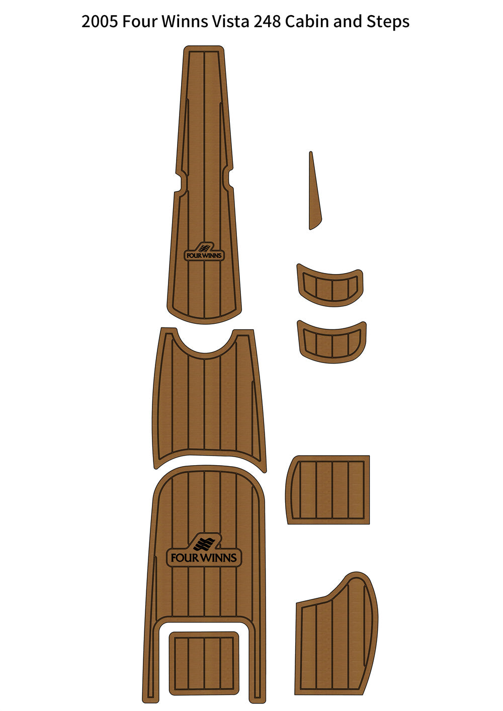 2005 Four Winns Vista 248 – Custom EVA Foam Marine Flooring Kit