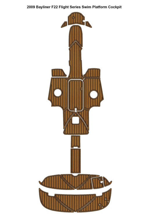 2009 Bayliner F22 – Custom EVA Foam Marine Flooring Kit