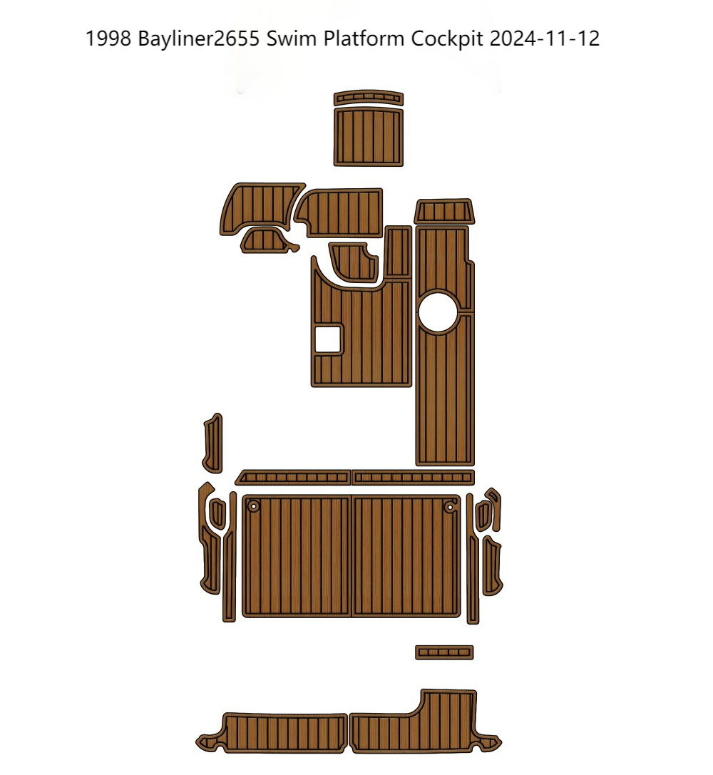 1998 Bayliner 2655 – Custom EVA Foam Marine Flooring Kit