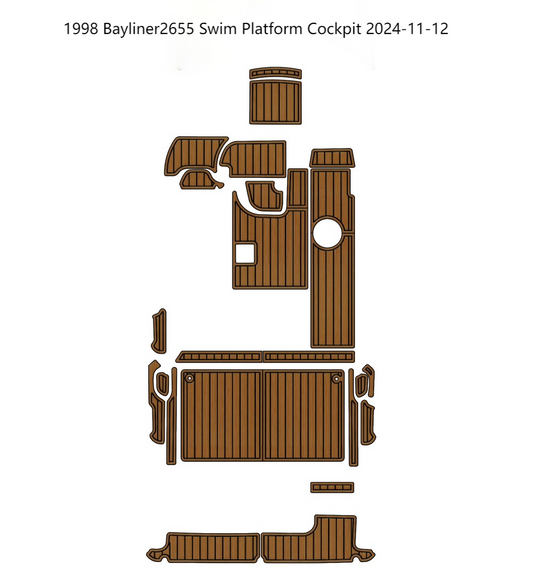 1998 Bayliner 2655 – Custom EVA Foam Marine Flooring Kit