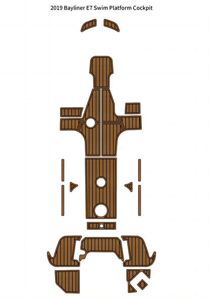 2019 Bayliner E7 – Custom EVA Foam Marine Flooring Kit