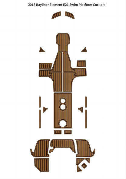 2018 Bayliner Element E21 – Custom EVA Foam Marine Flooring Kit