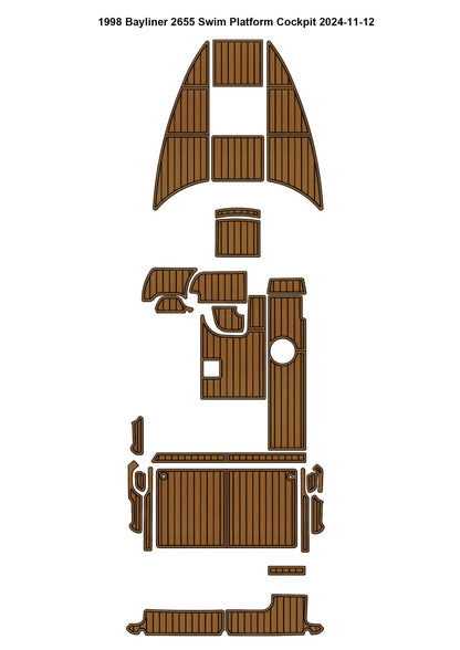 1998 Bayliner 2655 – Custom EVA Foam Marine Flooring Kit