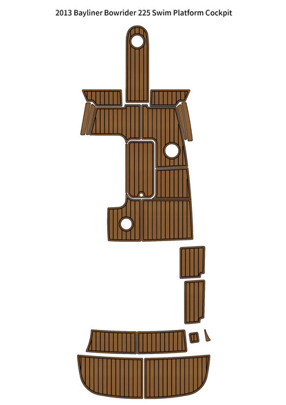 2013 Bayliner Bowrider 225 – Custom EVA Foam Marine Flooring Kit