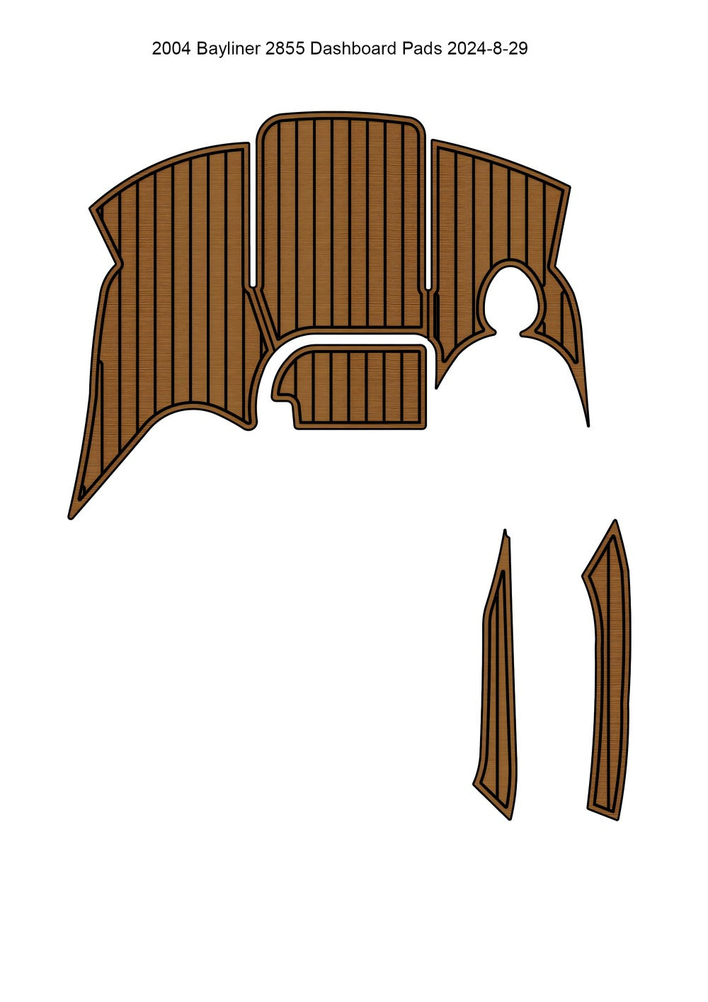 2004 Bayliner 2855 – Custom EVA Foam Marine Flooring Kit