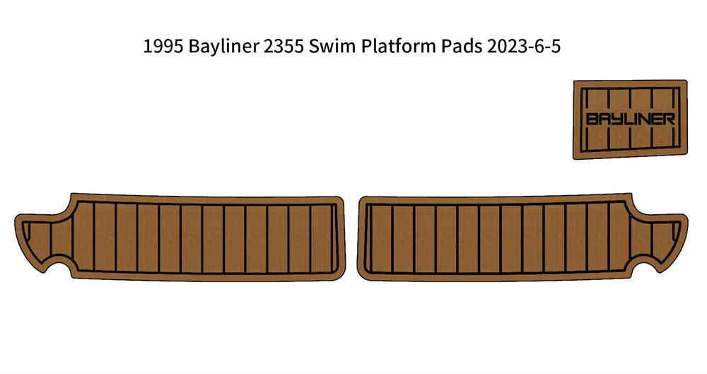 1995 Bayliner 2355 – Custom EVA Foam Marine Flooring Kit