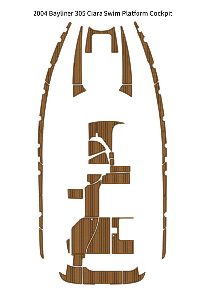 2004 Bayliner 305 Ciera – Custom EVA Foam Marine Flooring K