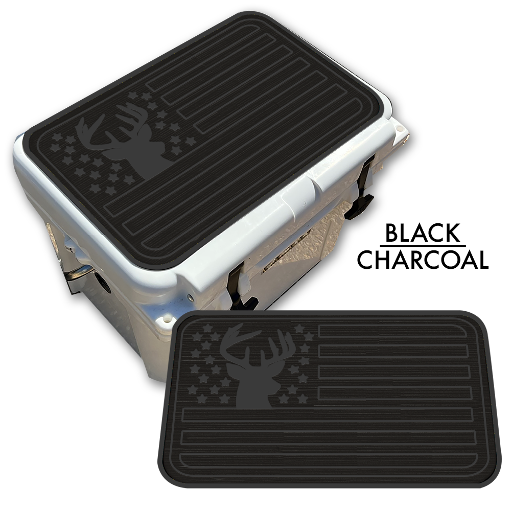 Deer Silhouette American Flag Custom EVA Cooler Pad - Kxkzren