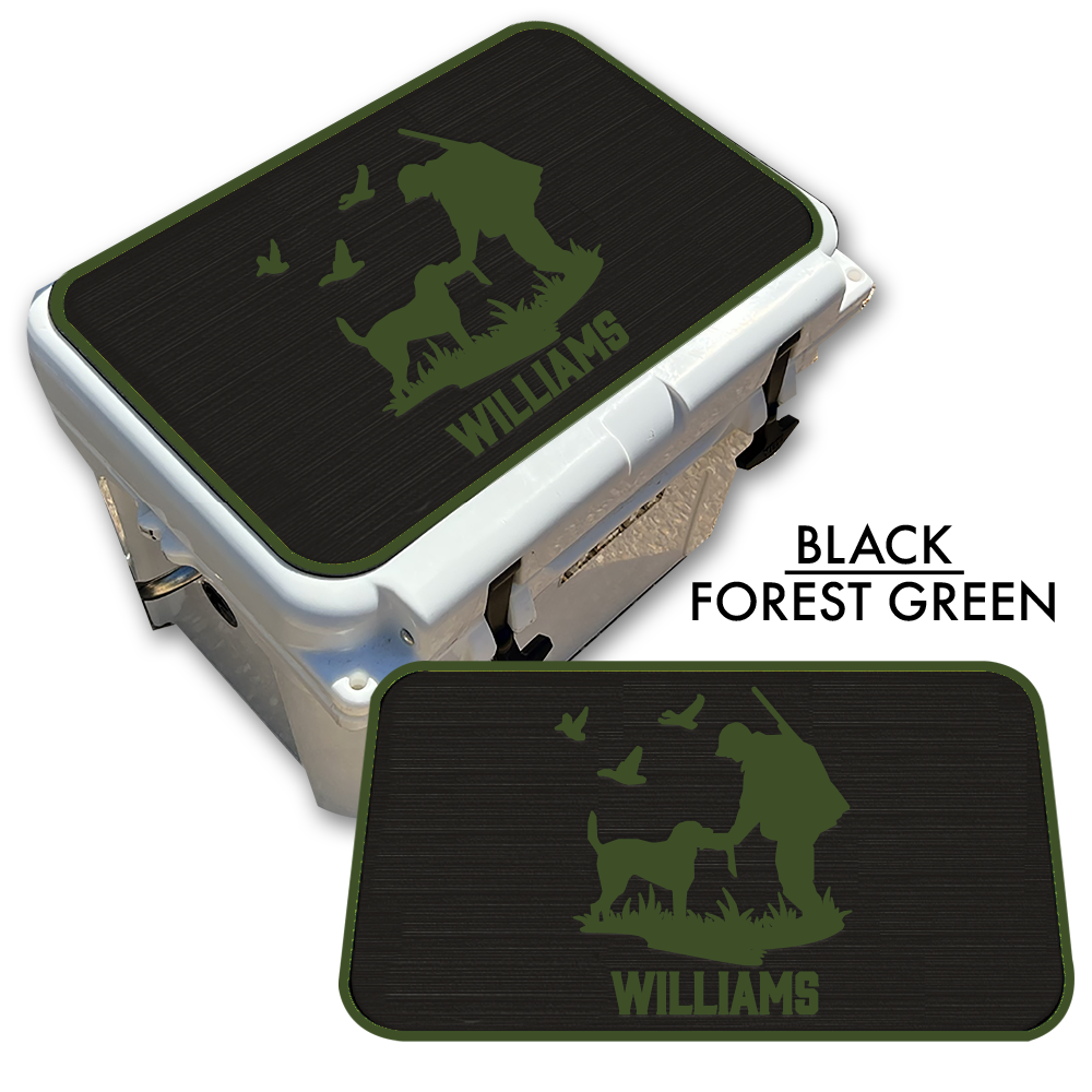 Duck Hunting with Dog Custom EVA Cooler Pad with Name - Kxkzren