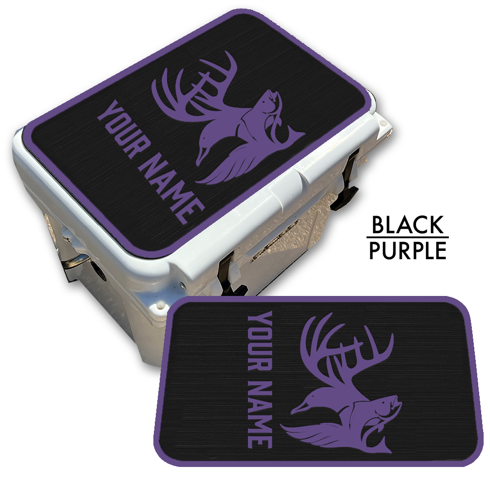 Hunting & Fishing Abstract Custom EVA Cooler Pad with Name - Kxkzren