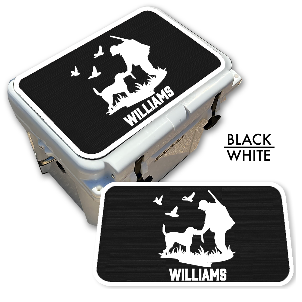 Duck Hunting with Dog Custom EVA Cooler Pad with Name - Kxkzren