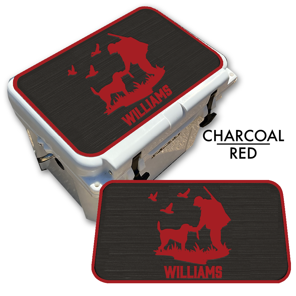 Duck Hunting with Dog Custom EVA Cooler Pad with Name - Kxkzren