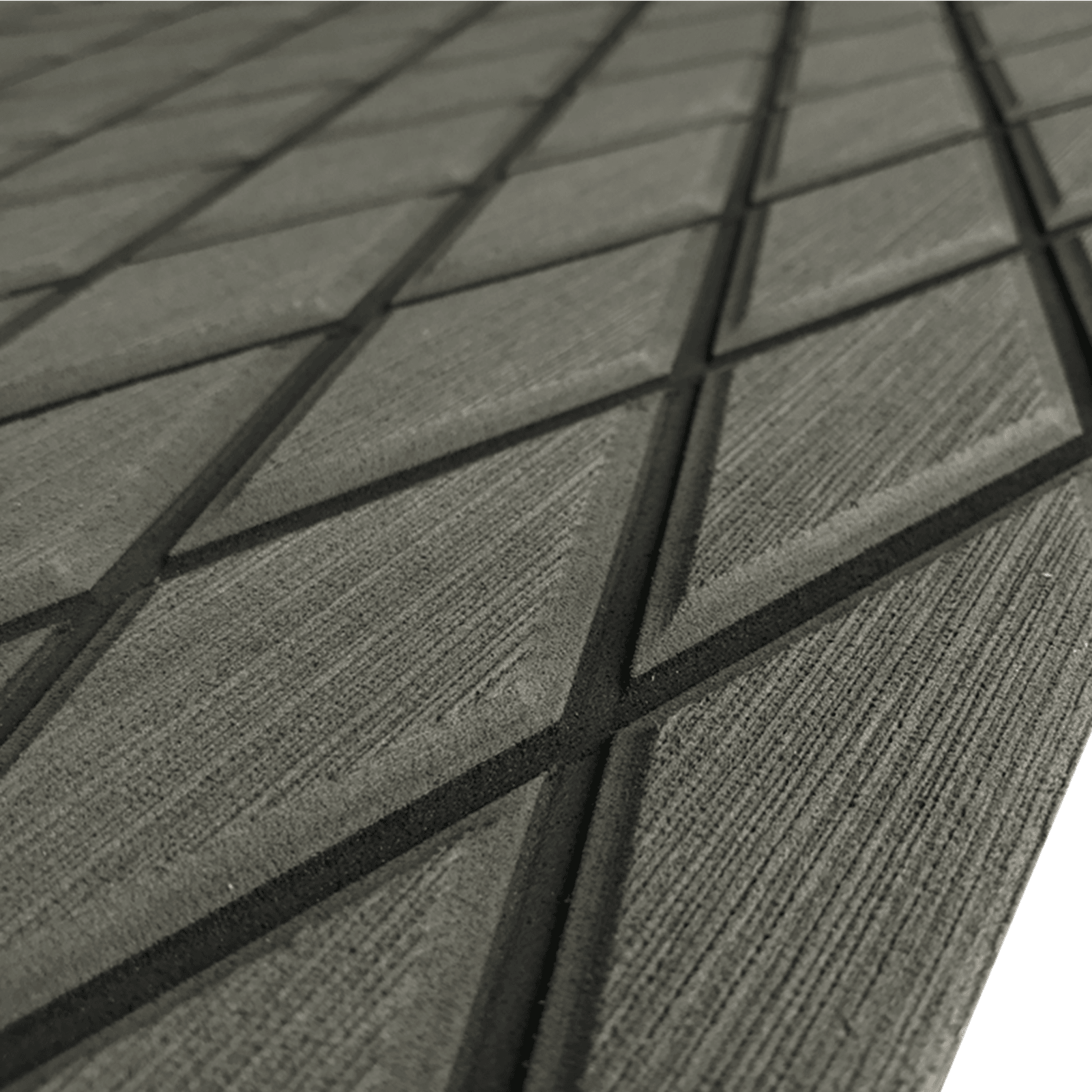 Kxkzren - BOAT FLOORING - Diamond EVA Foam Sheet | Deep Gray/Black