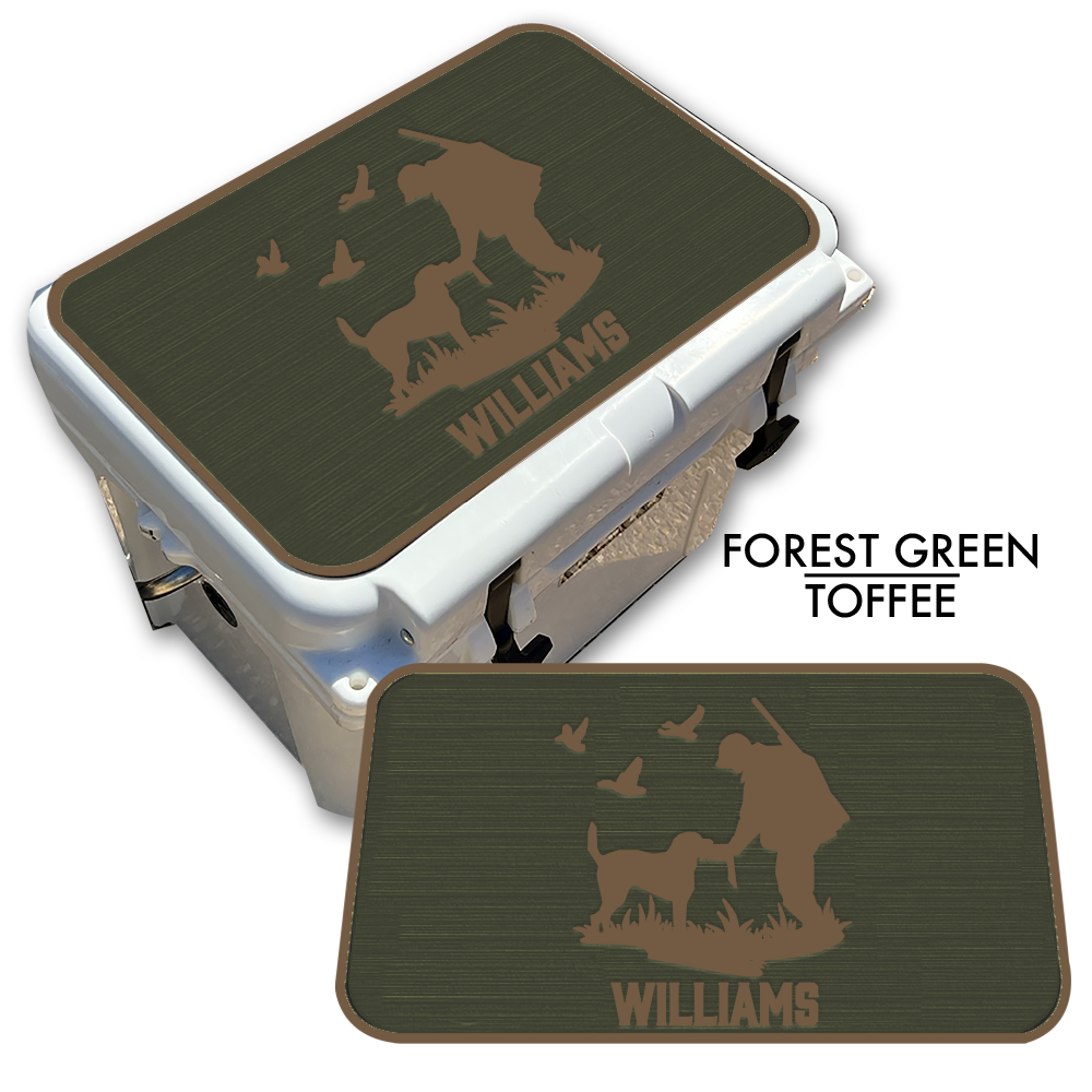Duck Hunting with Dog Custom EVA Cooler Pad with Name - Kxkzren
