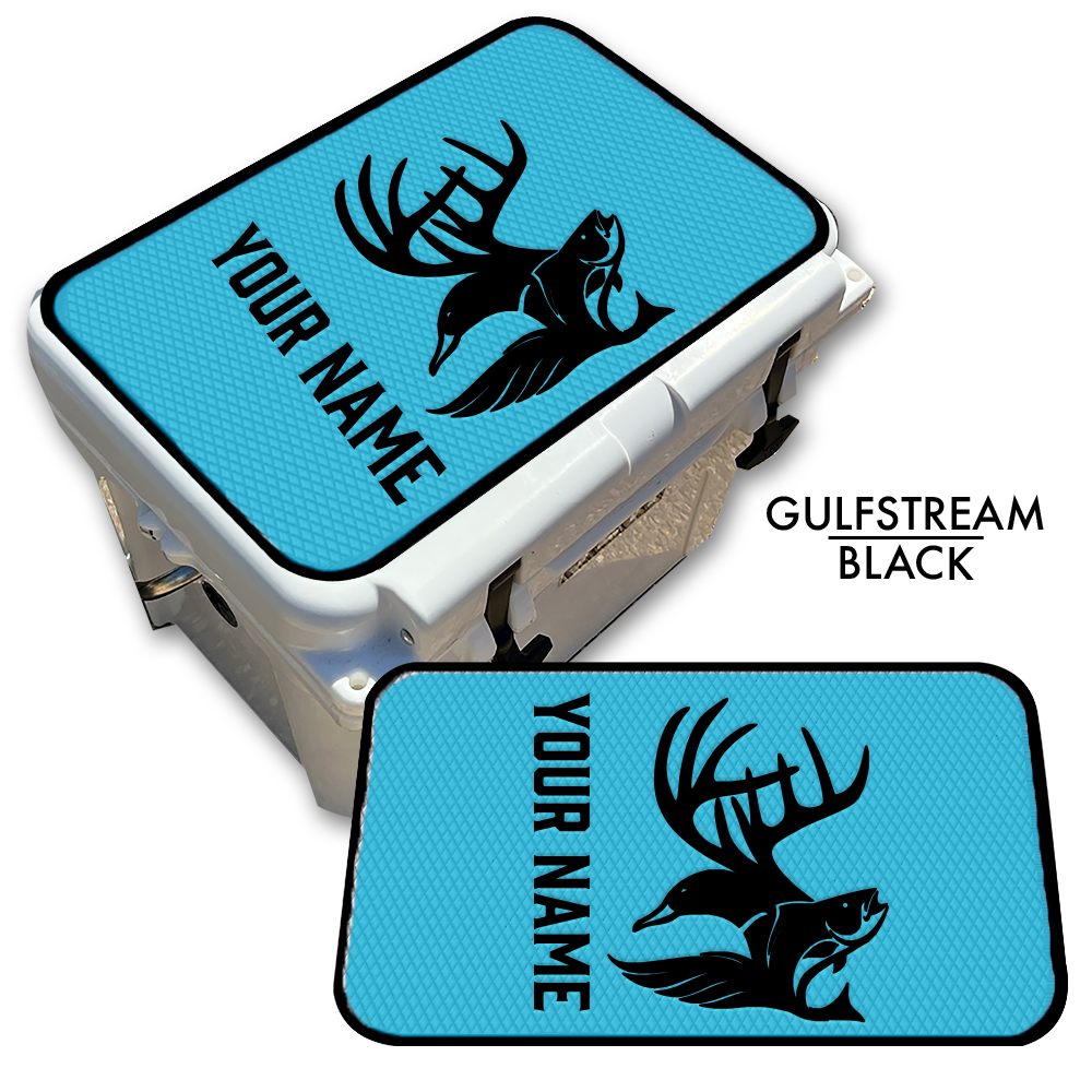 Hunting & Fishing Abstract Custom EVA Cooler Pad with Name - Kxkzren