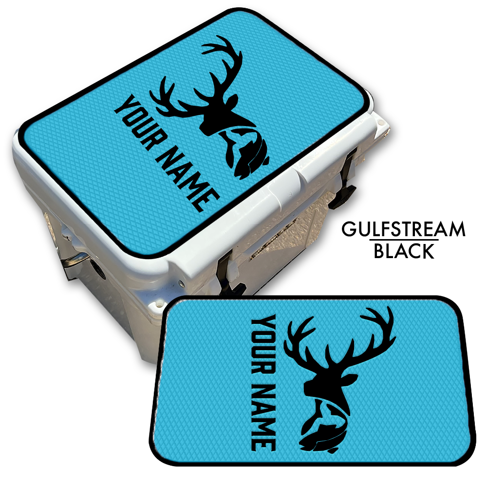 Deer & Fish Custom EVA Cooler Pad with Name - Kxkzren