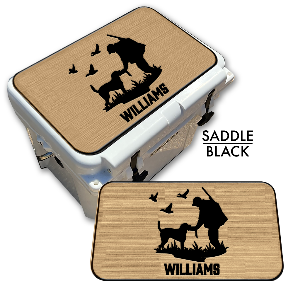 Duck Hunting with Dog Custom EVA Cooler Pad with Name - Kxkzren