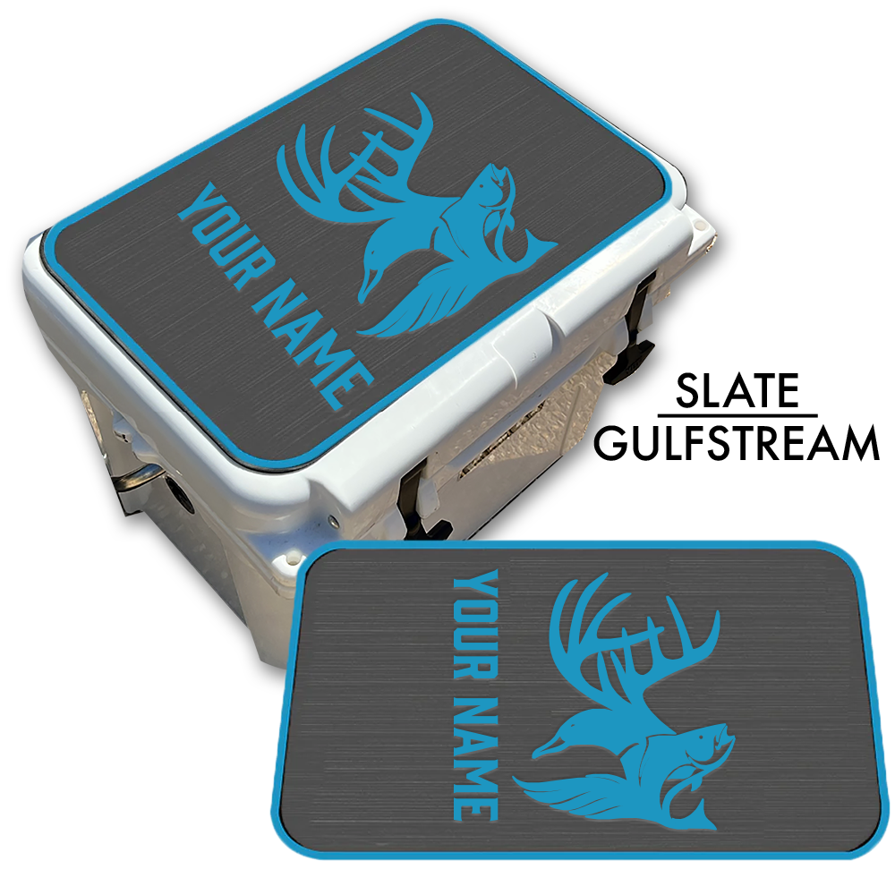 Hunting & Fishing Abstract Custom EVA Cooler Pad with Name - Kxkzren