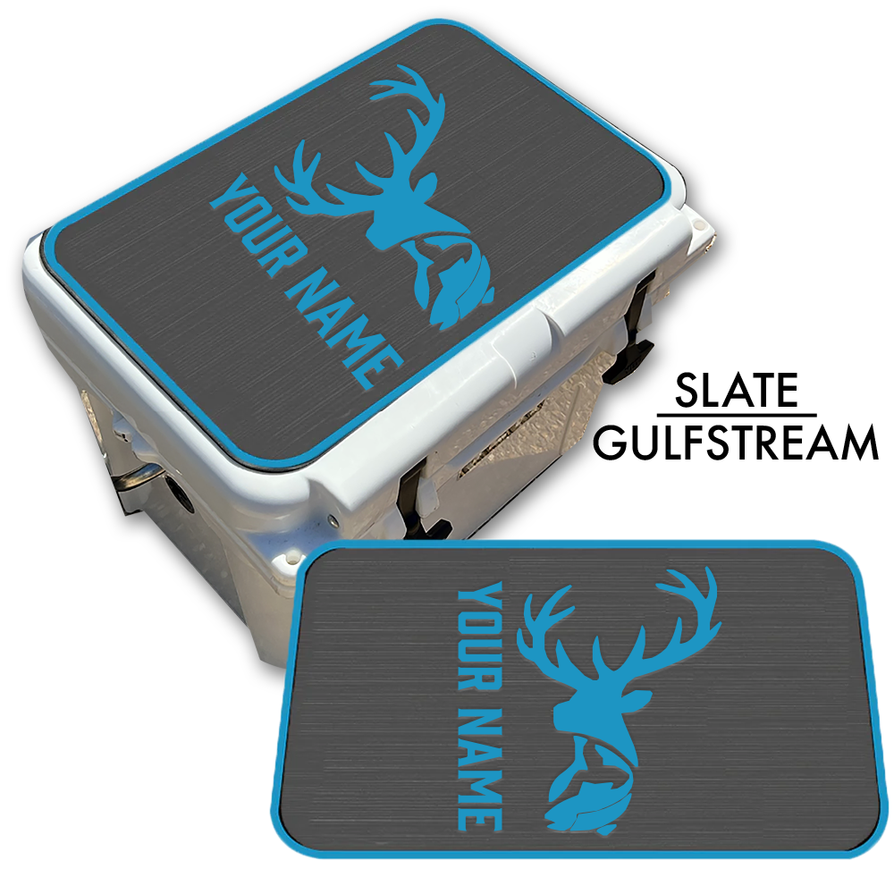 Deer & Fish Custom EVA Cooler Pad with Name - Kxkzren