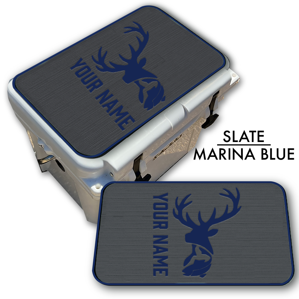 Deer & Fish Custom EVA Cooler Pad with Name - Kxkzren