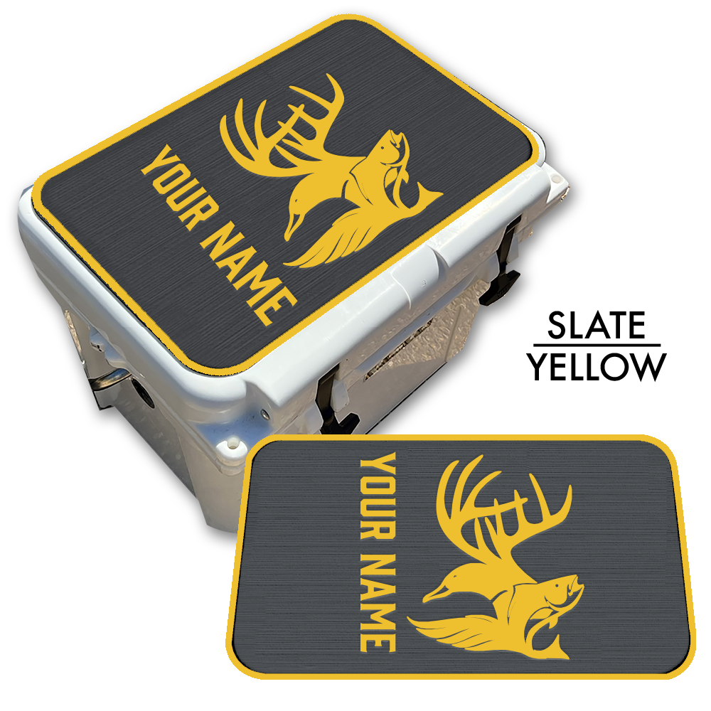Hunting & Fishing Abstract Custom EVA Cooler Pad with Name - Kxkzren