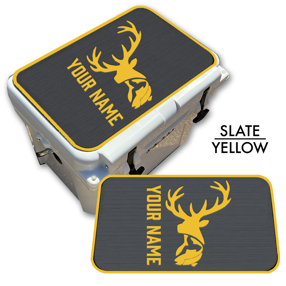 Deer & Fish Custom EVA Cooler Pad with Name - Kxkzren