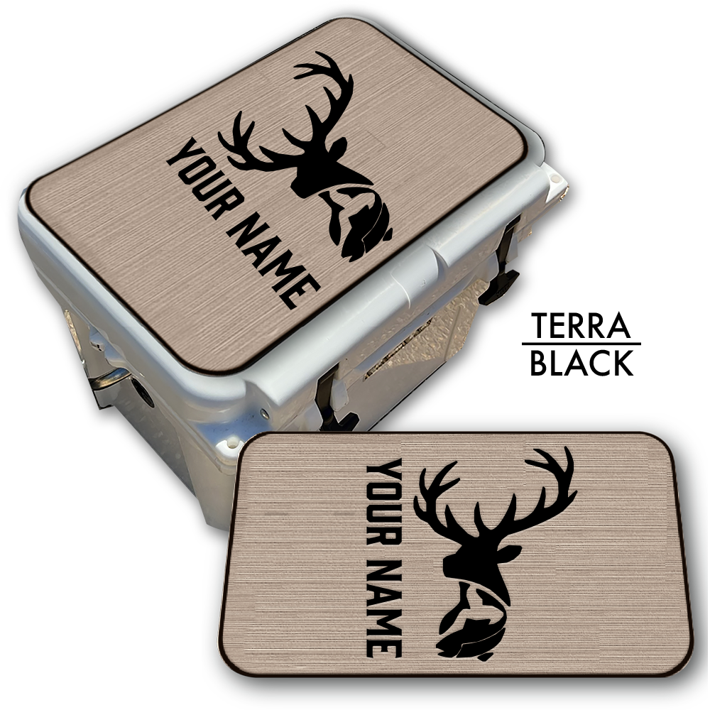Deer & Fish Custom EVA Cooler Pad with Name - Kxkzren