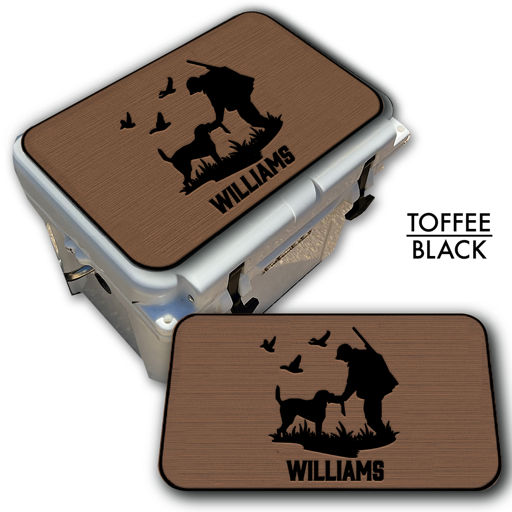Duck Hunting with Dog Custom EVA Cooler Pad with Name - Kxkzren