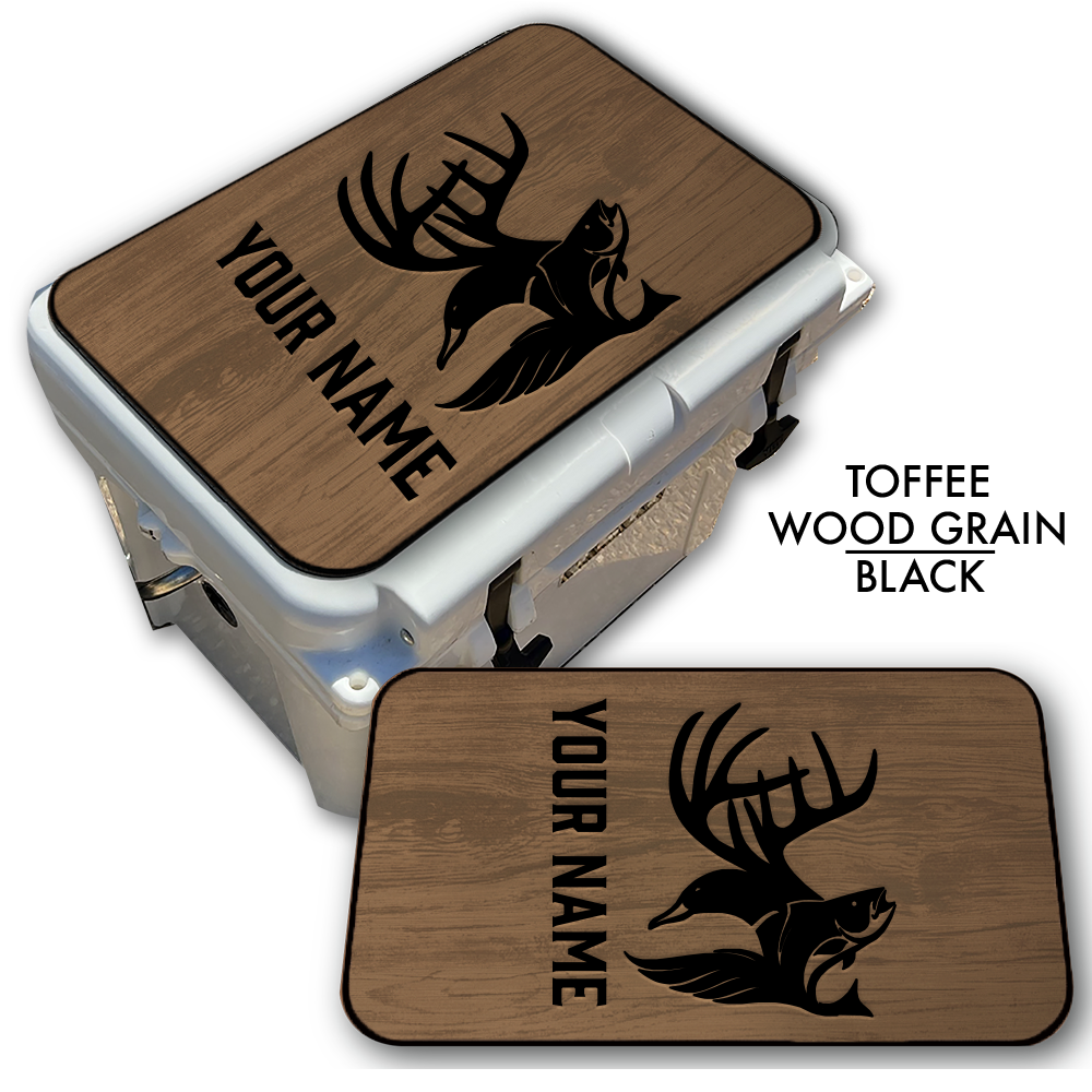 Hunting & Fishing Abstract Custom EVA Cooler Pad with Name - Kxkzren