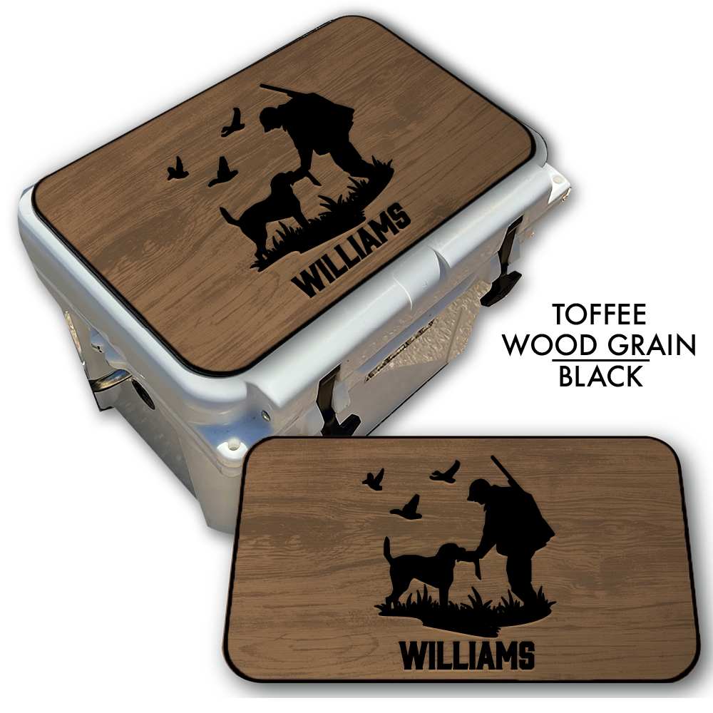 Duck Hunting with Dog Custom EVA Cooler Pad with Name - Kxkzren