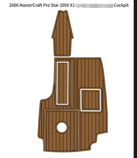 2006 MasterCraft Pro Star 205V X1 – Custom EVA Foam Marine Flooring Kit